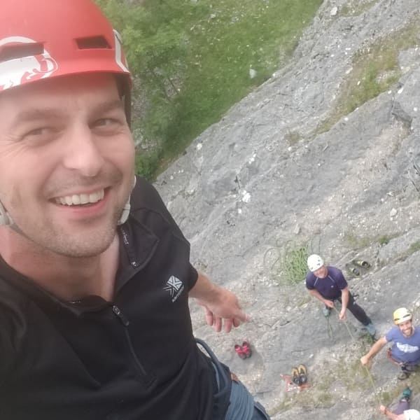 Smiles from the top of a climb